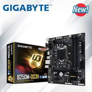 B250M-DS3H Desktop Motherboard LGA 1151 Support 6th/7th-Gen i7 i5 i3 DDR4 64GB M.2 SSD B250M-DS3H Desktop Motherboard LGA 1151 Support 6th/7th-Gen i7 i5 i3 DDR4 64GB M.2 SSD