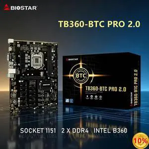 TB360-BTC PRO 2.0 Motherboard B360 LGA1151 DDR4 32 GB M.2 ATX Support 9700K 8700K 9400F 8400T 8350K 9500cpu TB360-BTC PRO 2.0 Motherboard B360 LGA1151 DDR4 32 GB M.2 ATX Support 9700K 8700K 9400F 8400T 8350K 9500cpu