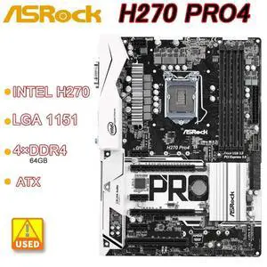 H270 PRO4 Motherboard H270 LGA1151 DDR4 64GB PCI-E 3.0 M.2 HDMI ATX Supports i5-7400 i3-7300 i7-6700 i3-6100 cpu H270 PRO4 Motherboard H270 LGA1151 DDR4 64GB PCI-E 3.0 M.2 HDMI ATX Supports i5-7400 i3-7300 i7-6700 i3-6100 cpu