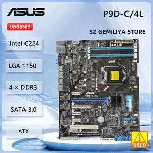 P9D-C/4L Motherboard LGA 1150 C224 4 × DDR3 32GB ATX support E31200 v3 E31220 v3 E31280 v3 1275L v3 cpu P9D-C/4L Motherboard LGA 1150 C224 4 × DDR3 32GB ATX support E31200 v3 E31220 v3 E31280 v3 1275L v3 cpu
