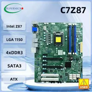 C7Z87 motherboard Z87 LGA 1150 DDR3 32GB support Core 4170 4370 4460 4670 4770 4790 cpu C7Z87 motherboard Z87 LGA 1150 DDR3 32GB support Core 4170 4370 4460 4670 4770 4790 cpu