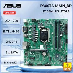 D300TA MAIN_BD Motherboard H410 LGA 1200 2×DDR4 Micro-ATX SATA 3.0 support i3-10100T i5-10500 i9-10900F G6600 cpu D300TA MAIN_BD Motherboard H410 LGA 1200 2×DDR4 Micro-ATX SATA 3.0 support i3-10100T i5-10500 i9-10900F G6600 cpu