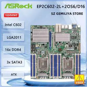 EP2C602-2L+2OS6/D16 Motherboard LGA 2011 C602 16 x DIMM DDR3 Supports Xeon Processor E5-1600/2600/4600& v2 EP2C602-2L+2OS6/D16 Motherboard LGA 2011 C602 16 x DIMM DDR3 Supports Xeon Processor E5-1600/2600/4600& v2