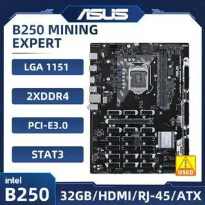 B250 MINING EXPERT Mining Rig BTC ETH Mining Motherboard LGA 1151 B250 DDR4 32GB support i3-6100 7300 7100 6500 CPU B250 MINING EXPERT Mining Rig BTC ETH Mining Motherboard LGA 1151 B250 DDR4 32GB support i3-6100 7300 7100 6500 CPU