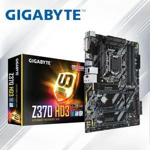 GA-Z370 HD3 Z370 HD3 Motherboard LGA1151 DDR4 Z370 Support i3 8100 i5 8500 I7 8700K GA-Z370 HD3 Z370 HD3 Motherboard LGA1151 DDR4 Z370 Support i3 8100 i5 8500 I7 8700K