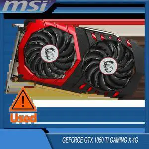 GeForce GTX 1050Ti GAMING X 4GB Video Card GPU GeForce GTX 1050Ti GAMING X 4GB Video Card GPU