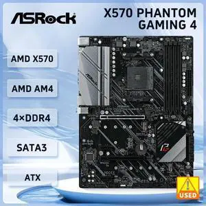X570 PHANTOM GAMING 4 Motherboard X570 AM4 DDR4 128G ATX 2×M.2 SATA 6Gb/s support Ryzen 5 5600 5700 3700 4650 cpu X570 PHANTOM GAMING 4 Motherboard X570 AM4 DDR4 128G ATX 2×M.2 SATA 6Gb/s support Ryzen 5 5600 5700 3700 4650 cpu