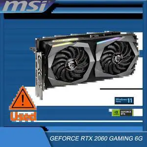 Gaming GeForce RTX 2060 6GB GDRR6 192-bit HDMI/DP Ray Tracing Turing Architecture VR Ready Graphics Card Gaming GeForce RTX 2060 6GB GDRR6 192-bit HDMI/DP Ray Tracing Turing Architecture VR Ready Graphics Card