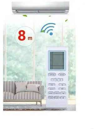 Ergonomic Air Conditioning Remote Controller For YB0FB2 Durability ABS Construction Long Ranges Ergonomic Air Conditioning Remote Controller For YB0FB2 Durability ABS Construction Long Ranges