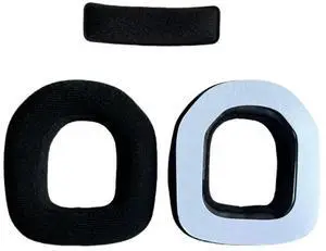 2025 1Set Fabric Sponge Ear Pads Headband Cushion for A10 Gaming Headsets 2025 1Set Fabric Sponge Ear Pads Headband Cushion for A10 Gaming Headsets