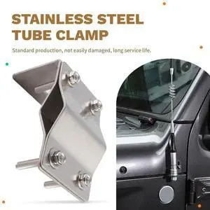 Walkie-Talkie Vehicle Antenna Base, Tube Clamp, Edge Clip Antenna Luggage Rack, Stainless Steel Tube Clamp Walkie-Talkie Vehicle Antenna Base, Tube Clamp, Edge Clip Antenna Luggage Rack, Stainless Steel Tube Clamp