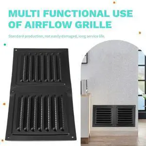 Airflow Grille Airflow Vent Cover Built-in Insect Screen Compact Size Optimal Airflow for Cooling for HVAC Systems Airflow Grille Airflow Vent Cover Built-in Insect Screen Compact Size Optimal Airflow for Cooling for HVAC Systems