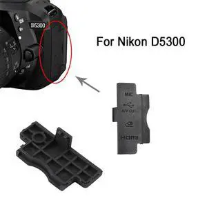 USB Interface Cover Cap For D5300, For D5300 DSLR Camera Side Cover Replacement Part USB Interface Cover Cap For D5300, For D5300 DSLR Camera Side Cover Replacement Part
