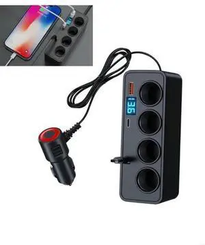 Highly Speed 6Port Car 120W Type C USB For 12-24V Car Long Drive Group Travel And Work Commutes Highly Speed 6Port Car 120W Type C USB For 12-24V Car Long Drive Group Travel And Work Commutes