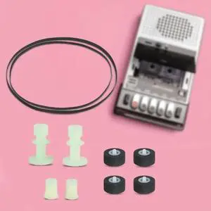 Cassettes Deck Tape Gear Rubber Bearing Roller Deck Tape Gear Replacement for CH404X CH510X Recorder Accessories Cassettes Deck Tape Gear Rubber Bearing Roller Deck Tape Gear Replacement for CH404X CH510X Recorder Accessories