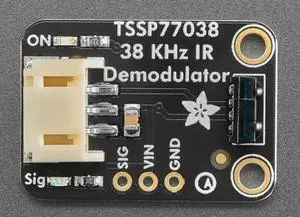 5940 TSSP77038 38KHz Infrared IR Demodulator Breakout - STEMMA JST PH 2mm 5940 TSSP77038 38KHz Infrared IR Demodulator Breakout - STEMMA JST PH 2mm