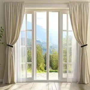 Acrylic Self-Adhesive Curtain Holdbacks - No Drill & Easy Install Curtain Tiebacks, Modern Design Curtain Tie Backs Acrylic Self-Adhesive Curtain Holdbacks - No Drill & Easy Install Curtain Tiebacks, Modern Design Curtain Tie Backs