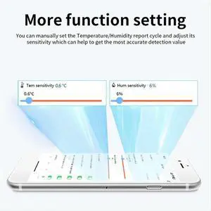 2Pcs Tuya Temperature Humidity Sensor Indoor Humidity Sensor APP Monitoring for Alexa Google Home Assistant 2Pcs Tuya Temperature Humidity Sensor Indoor Humidity Sensor APP Monitoring for Alexa Google Home Assistant