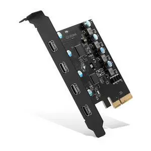 PCI Express Card USB 3.2/3.1 PCI Express To 4-Port Type C Hub Internal Expansion Card Controller Adapter Desktop PC PCI Express Card USB 3.2/3.1 PCI Express To 4-Port Type C Hub Internal Expansion Card Controller Adapter Desktop PC