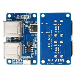 USB 2.0 Hub Switchboard Female Type C Connector to Female USB 1-to-4 Port Splitter Module Transfer Test Board Usb Adapter Plate USB 2.0 Hub Switchboard Female Type C Connector to Female USB 1-to-4 Port Splitter Module Transfer Test Board Usb Adapter Plate