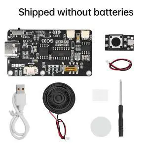 GC03 Recordable Sound Module 8M MP3 Button Control Music Voice Player with Speaker for DIY Greeting Card Gift GC03 Recordable Sound Module 8M MP3 Button Control Music Voice Player with Speaker for DIY Greeting Card Gift