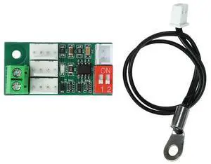 12V 24V PWM Fan Speed Controller Temperature Controlled Speed Regulation for Case Cooling with DIP Switch and Dual-Voltage Input 12V 24V PWM Fan Speed Controller Temperature Controlled Speed Regulation for Case Cooling with DIP Switch and Dual-Voltage Input