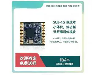 SUB-G 433MHz Long-Range Serial Port Transparent Transmission Module with Built-in M0 SUB-G 433MHz Long-Range Serial Port Transparent Transmission Module with Built-in M0