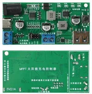 MPPT Solar Charging Control Board With 5V 2.1A USB Output For 3.7V Lithium Support 10-30W Solar Panel MPPT Solar Charging Control Board With 5V 2.1A USB Output For 3.7V Lithium Support 10-30W Solar Panel
