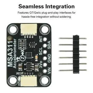 DC 3-5V MSA311 Triaxial Accelerometer Module Compatible With STEMMA QT/Qwiic Electronic Kit DC 3-5V MSA311 Triaxial Accelerometer Module Compatible With STEMMA QT/Qwiic Electronic Kit