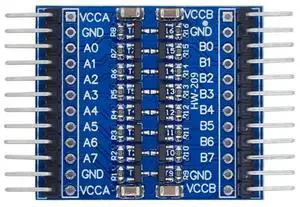 8-channel level conversion module 3.3V and 5V Pi connected to 5V sensor, 8-channel IO bidirectional signal conversion board 8-channel level conversion module 3.3V and 5V Pi connected to 5V sensor, 8-channel IO bidirectional signal conversion board