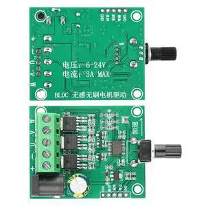 Three-Phase Brushless DC Motor Driver Board DC 5-24V 75W ESC Driver Board Speed Control module for HDD Fan Industrial Cooling Three-Phase Brushless DC Motor Driver Board DC 5-24V 75W ESC Driver Board Speed Control module for HDD Fan Industrial Cooling