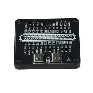 USB Type-C Cable Tester 24 Pin Continuity Detection Module Data Cable Testing Tool for Type C to Type C Cables USB Type-C Cable Tester 24 Pin Continuity Detection Module Data Cable Testing Tool for Type C to Type C Cables
