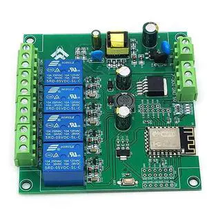 AC/DC Power Supply ESP8266 4 Channel Relay Module ESP-12F Development Board for AC/DC Power Supply ESP8266 4 Channel Relay Module ESP-12F Development Board for