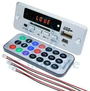 5V MP3 Bluetooth Decoder Board 2*3W Amplifier Module with Radio FM SD USB Radio Audio Module MP3 /WMA / WAV / FLAC / APE 5V MP3 Bluetooth Decoder Board 2*3W Amplifier Module with Radio FM SD USB Radio Audio Module MP3 /WMA / WAV / FLAC / APE