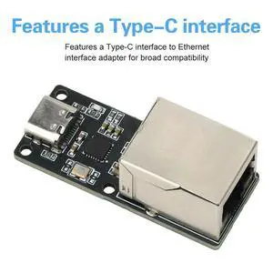 CH397A USB-C to RJ45 Ethernet Module 100 Mbps USB Network Card Electronic Component Kit Type-c Interface CH397A USB-C to RJ45 Ethernet Module 100 Mbps USB Network Card Electronic Component Kit Type-c Interface