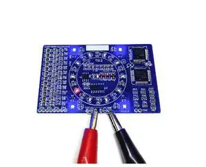 012 Advanced Full Surface mount Circulating Flow Light Kit SMT Welding Practice QFP44 Training Welding Parts 012 Advanced Full Surface mount Circulating Flow Light Kit SMT Welding Practice QFP44 Training Welding Parts