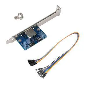 Computer Remote Control PCIE Adapter Board ATX Power Board with RJ45 Gigabit Ethernet for PiKVM Stable Low Latency Computer Remote Control PCIE Adapter Board ATX Power Board with RJ45 Gigabit Ethernet for PiKVM Stable Low Latency
