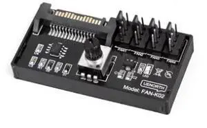 1 drag 4PWM computer cooling fan speed controller chassis 4Pin hub SATA power supply 60W high power 1 drag 4PWM computer cooling fan speed controller chassis 4Pin hub SATA power supply 60W high power