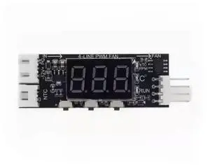 12V Four Wire PWM Fan Temperature Control Governor 3A Temperature+Speed Digital Display Fan Speed Reduction Noise Reduction Belt 12V Four Wire PWM Fan Temperature Control Governor 3A Temperature+Speed Digital Display Fan Speed Reduction Noise Reduction Belt