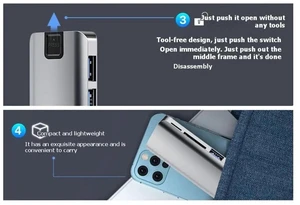 M.2 Expansion Dock NVMe/NGFF HUB External Hard Drive Enclosure 10Gbps SSD Case for M2 Solid State Drive A-C Line M.2 Expansion Dock NVMe/NGFF HUB External Hard Drive Enclosure 10Gbps SSD Case for M2 Solid State Drive A-C Line