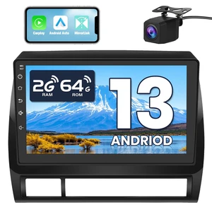 Pyniro Car Radio for Toyota Tacoma 2005-2015, Radio Upgrade with 10.1 Inch Touchscreen, Android, Carplay, DSP, Bluetooth 5.0, GPS, FM, AM, 2G RAM, 64G ROM Pyniro Car Radio for Toyota Tacoma 2005-2015, Radio Upgrade with 10.1 Inch Touchscreen, Android, Carplay, DSP, Bluetooth 5.0, GPS, FM, AM, 2G RAM, 64G ROM