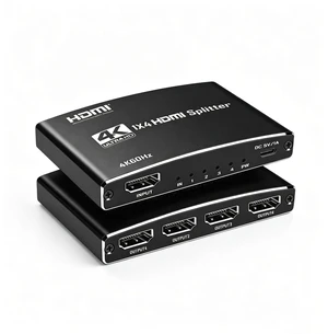 4K@60Hz HDMI Splitter 1 in 4 Out, Mirror Same Screen Only 4K@60Hz HDMI Splitter 1 in 4 Out, Mirror Same Screen Only