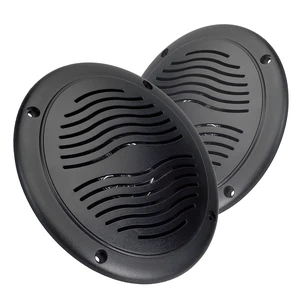 5" Water Resistant Dual Cone Marine Speakers with Grills - Pair 5" Water Resistant Dual Cone Marine Speakers with Grills - Pair