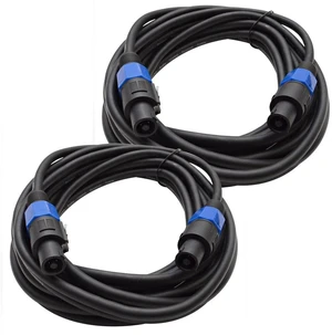 Seismic Audio TW12S25Pair 12 Gauge 25-Feet Speakon to Speakon PA/DJ Speaker Cable Seismic Audio TW12S25Pair 12 Gauge 25-Feet Speakon to Speakon PA/DJ Speaker Cable