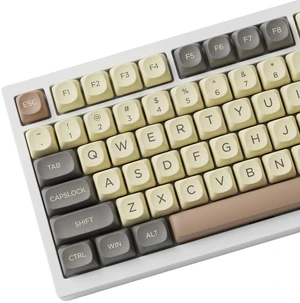 Thyrnovyn 124 Keys PBT Keycaps, MOA Profile Retro Cream Beige Gray Custom Keycap Set for Mechanical Keyboards 60% 65% 75% 100% Layout (61/65/68/75/84/87/98/104), Morandi Minimalist Dye-Sublimation Thyrnovyn 124 Keys PBT Keycaps, MOA Profile Retro Cream Beige Gray Custom Keycap Set for Mechanical Keyboards 60% 65% 75% 100% Layout (61/65/68/75/84/87/98/104), Morandi Minimalist Dye-Sublimation