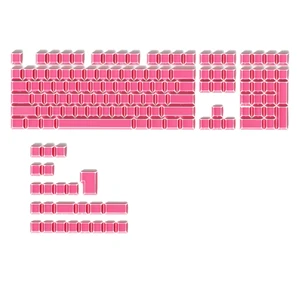 Owpkeenthy PBT Five Sides Printed Cherry Profile Translucent Keycaps(Rose) Owpkeenthy PBT Five Sides Printed Cherry Profile Translucent Keycaps(Rose)
