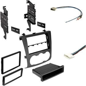 American International Nissan Altima (2007-2012 Sedan or Coupe) Double DIN Radio Installation Dash Kit, Car Audio Wiring Harness & Antenna Adapter, Plug & Play American International Nissan Altima (2007-2012 Sedan or Coupe) Double DIN Radio Installation Dash Kit, Car Audio Wiring Harness & Antenna Adapter, Plug & Play