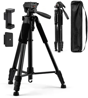 72" Camera Tripod, Aluminum Lightweight Portable Tripods Stand 72" Camera Tripod, Aluminum Lightweight Portable Tripods Stand