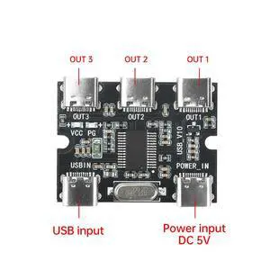 USB Expansion Board HUB USB HUD Expansion Module 1 In 3 Out With Power Interface Electronic Kit USB Expansion Board HUB USB HUD Expansion Module 1 In 3 Out With Power Interface Electronic Kit