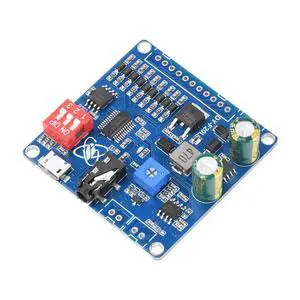 DY-F20L 9 Channel Low Level Trigger Voice Module 6-35V Wide Voltage 20W D Class Amp 32Mbit Flash Micro USB for Exhibition DY-F20L 9 Channel Low Level Trigger Voice Module 6-35V Wide Voltage 20W D Class Amp 32Mbit Flash Micro USB for Exhibition